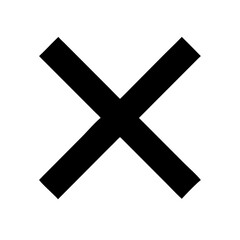 cross icon  flat vector icon