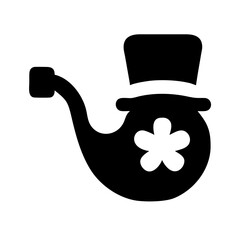 saint patricks day icon flat vector icon