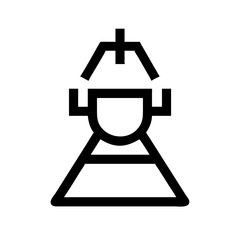 mass icon  flat vector icon