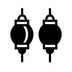 lanterns icon  flat vector icon