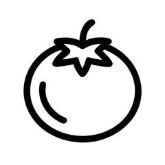 tomato icon  flat vector icon