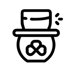 st patricks day icon  flat vector icon