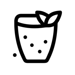 thandai icon  flat vector icon