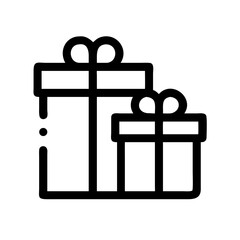 gifts icon  flat vector icon