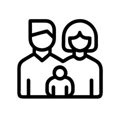 family icon  flat vector icon