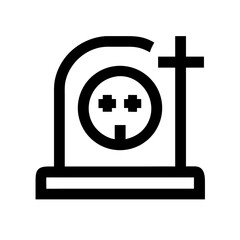 Obraz premium halloween icon flat vector icon