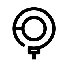 ring light icon  flat vector icon