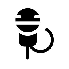 microphone icon  flat vector icon