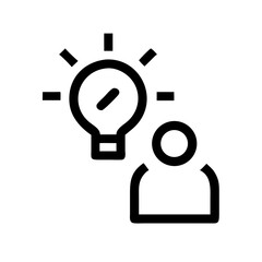 idea icon  flat vector icon