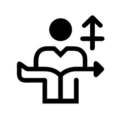 guidance icon  flat vector icon