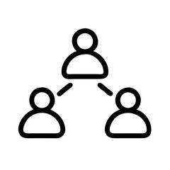 teamwork icon  flat vector icon