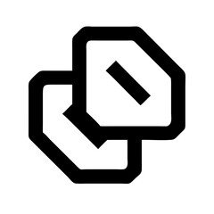 union icon flat vector icon