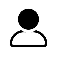 user icon flat vector icon