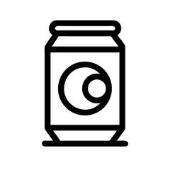 beer can icon  flat vector icon