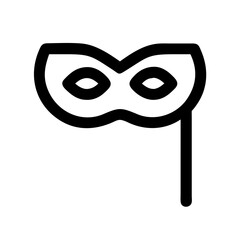 eye mask icon  flat vector icon