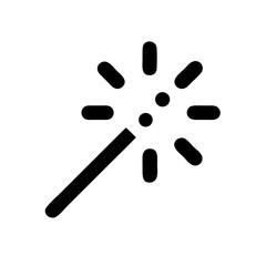 sparkler icon  flat vector icon