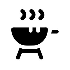 barbacue icon  flat vector icon