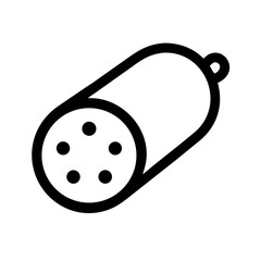 salami icon  flat vector icon