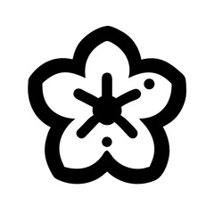 hanami icon  flat vector icon