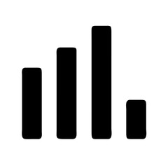 music bars icon  flat vector icon