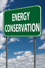 energy conservation sign