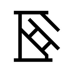 ladder icon  flat vector icon