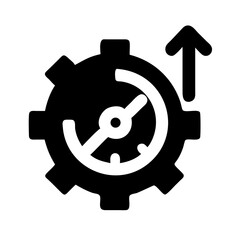 productivity icon  flat vector icon