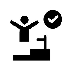 success icon  flat vector icon