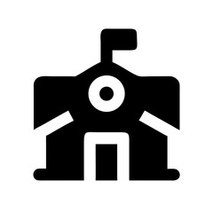 school icon  flat vector icon