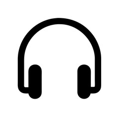 headphone icon  flat vector icon