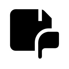 Fototapeta premium maloik icon flat vector icon