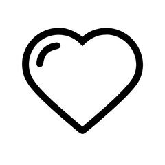 heart icon  flat vector icon