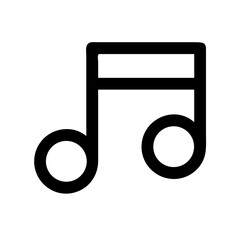 music icon  flat vector icon