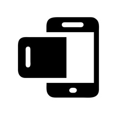 smartphone icon  flat vector icon