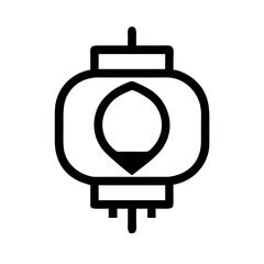 paper lantern icon  flat vector icon