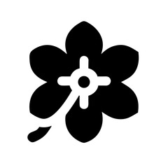 sakura icon flat vector icon