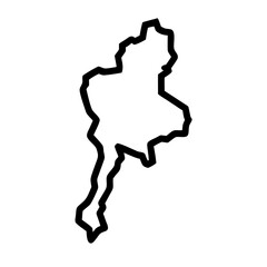 thailand icon  flat vector icon