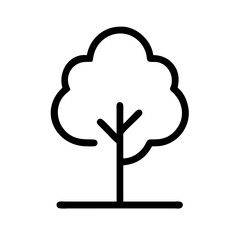 tree icon  flat vector icon