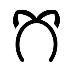 headband icon  flat vector icon