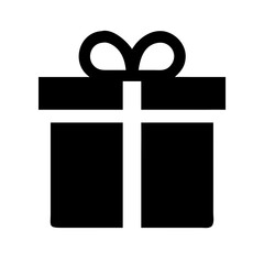 present icon  flat vector icon