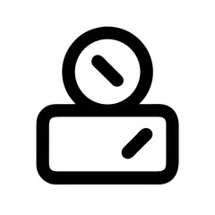 assign icon flat vector icon