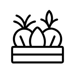 harvest icon  flat vector icon
