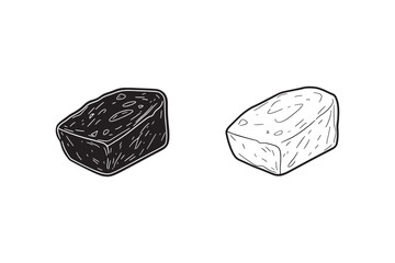 Minimalist Soba Line Art Icon Design