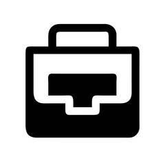 Obraz premium portfolio icon flat vector icon