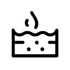 skin icon  flat vector icon