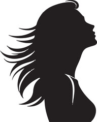 “Minimalist Silhouette of Woman with Leafy Hair Flow”“Elegant Female Silhouette with Hair Transforming into Leaves”



