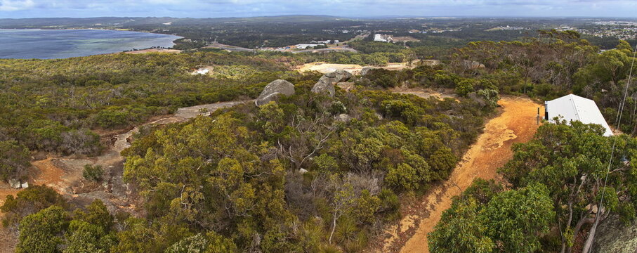 View from the observation tower on Mount Melville in Albany, Western Australia, Australia
