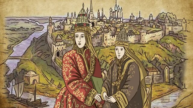 Medieval russia chronicles, tsar, tsarina, and heir