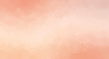 Fototapeta premium Peach Abstract Watercolor Background Texture Soft Pastel Painted Design Elegant Brushed Wallpaper