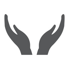 Hand icon vector. hand vector icon, palm